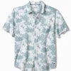 San Lucio Cali Blooms Stretch Knit Shirt