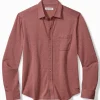 San Lucio Diamond Isles Stretch Knit Shirt
