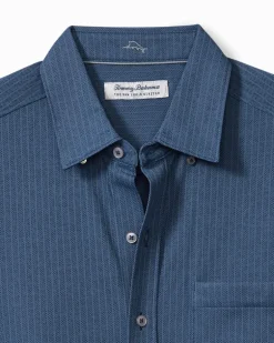San Lucio Studio Stripe Stretch Knit Shirt