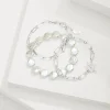 Sanibel Island Link & Pearl Bracelet Set