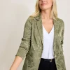 Satin Jacquard Blazer