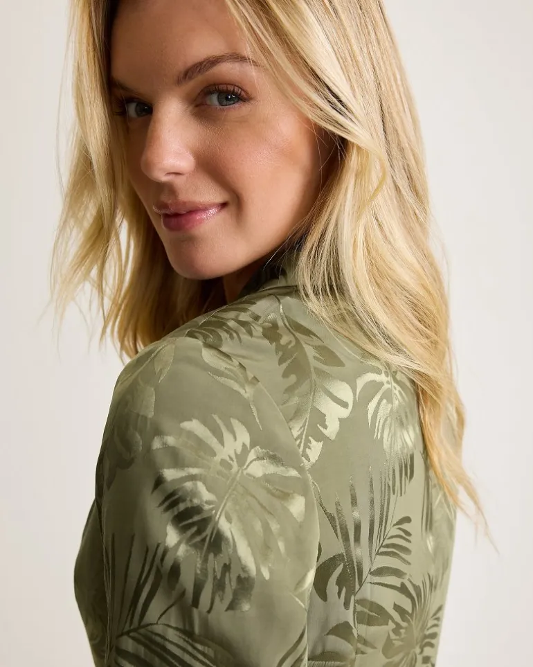 Satin Jacquard Blazer