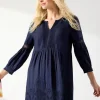 St. Lucia Linen-Blend Coverup Dress