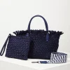 Taunton Fringe Top Small Tote & Wristlet