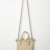 Tiny Mini Fringe Woven Tote