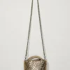 Tiny Mini Woven Crossbody Tote