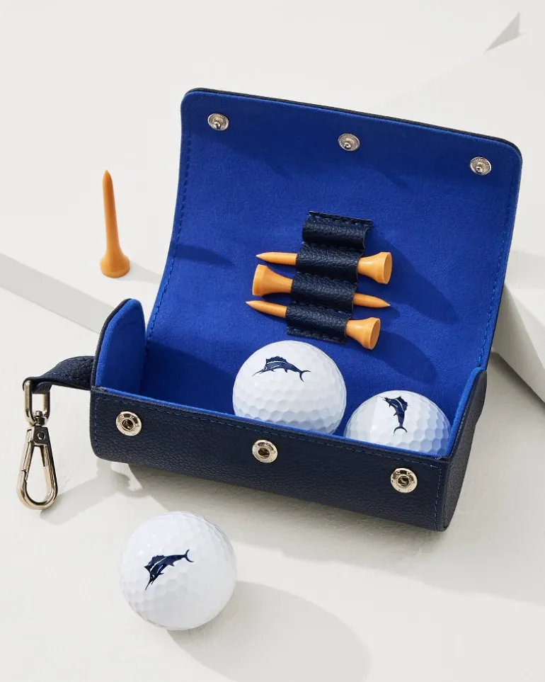 Travel Golf Ball & Tee Set