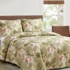 Tropical Orchid 3-Piece King Quilt Set