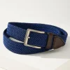 Two-Tone Stretch Webbed Belt