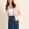 Utility Denim Skirt