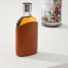 Viski® Parker Leather Flask