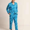 Woven Long Sleeve & Pants Pajama Set