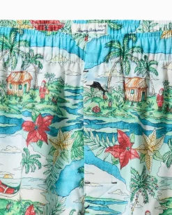 Woven Tropical Print Boxers